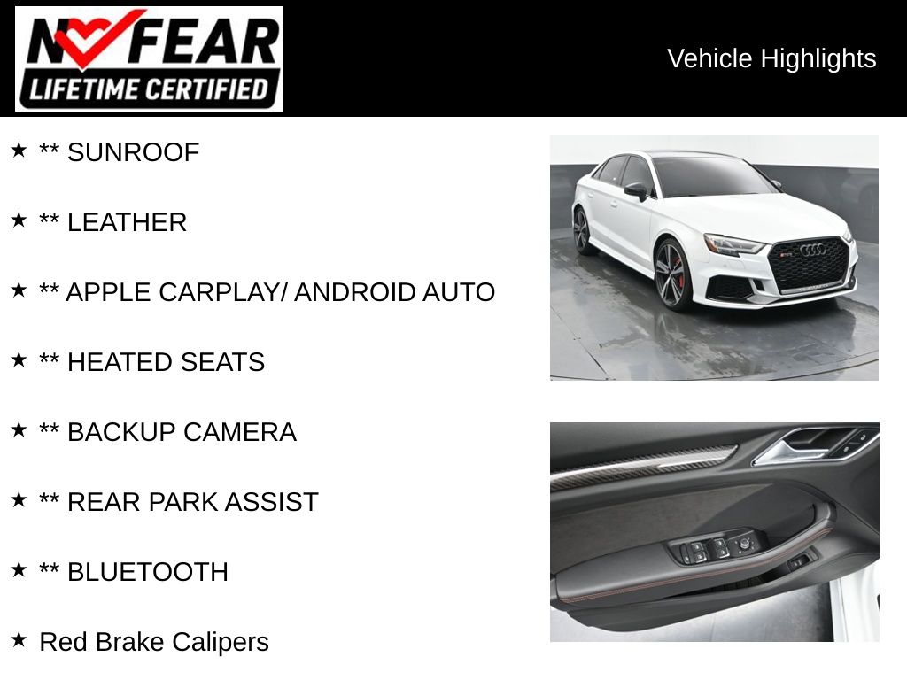 audi rs 3 2018 WUABWGFF9J1905783 image audi rs 3 2018 WUABWGFF9J1905783 image